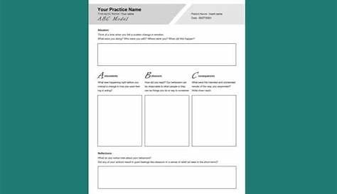 CBT Problem Solving Worksheet Editable Fillable Printable PDF - TherapyByPro