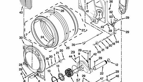 BULKHEAD PARTS Diagram & Parts List for Model med6000xw1 Maytag-Parts