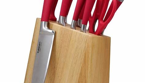 Cuisinart 11 Piece Stainless Steel Kitchen Knife Set with Wooden Block