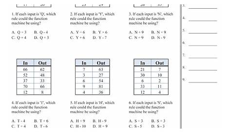grade 7 number patterns worksheet