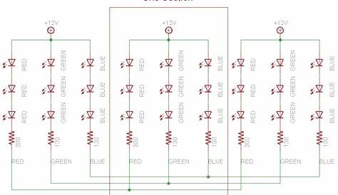 circuit diagram for 5v led strips