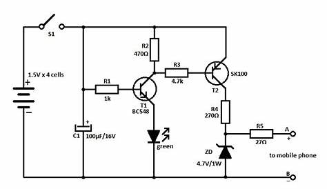circuit diagram of 5v phone charger