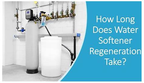 how to set water softener regeneration time