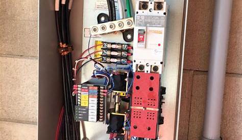 automatic transfer switch wiring diagram free
