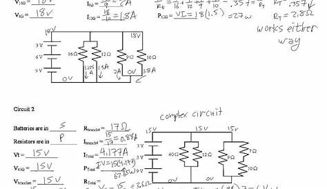 worksheet. Electrical Circuits Worksheets. Grass Fedjp Worksheet Study Site