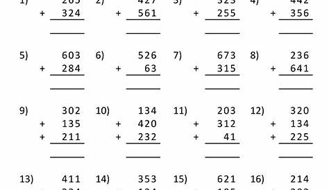 Multiplication Review Worksheets Grade 4 - Free Printable