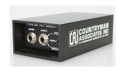"Countryman Type 85 Compact Active DI Box" Gear | Reverb