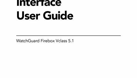 watchguard wsm v10.0 user guide