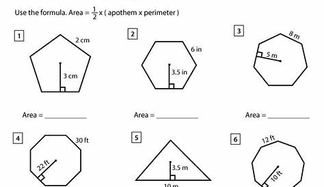 Area Of Polygons Worksheet - Sustainableked