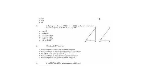 Triangle Congruence Oh My Worksheet - Congruent Triangles Sss And Sas