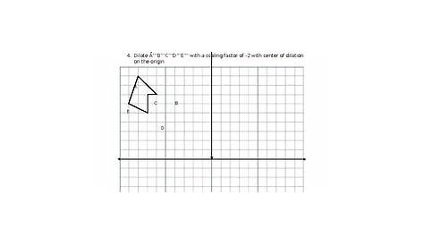 multiple transformations worksheet answers