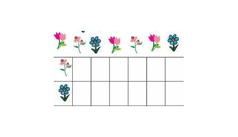 flower bar graph worksheet