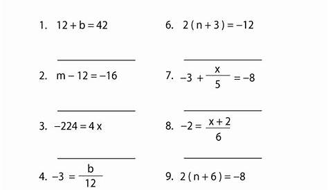 50 Algebra 1 Functions Worksheet