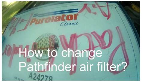 2017 nissan pathfinder air filter