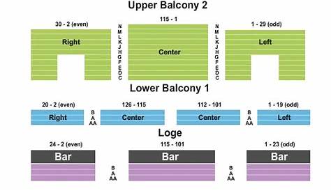 wellmont theatre seating chart