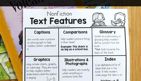 Nonfiction Text Features Chart {FREE} - This Reading Mama Text Features