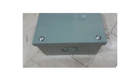 Pull Box 4x6 Electrical Metal Box | Shopee Philippines