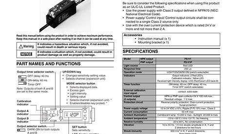 keyence fs-n11cp manual pdf