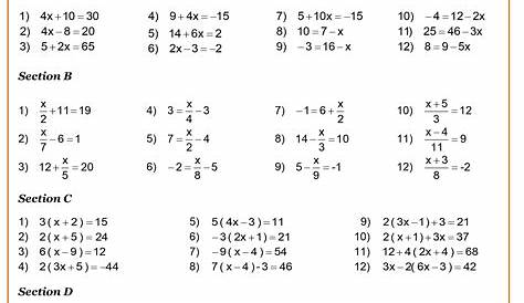 Grade 8 Maths Worksheets With Answers — db-excel.com
