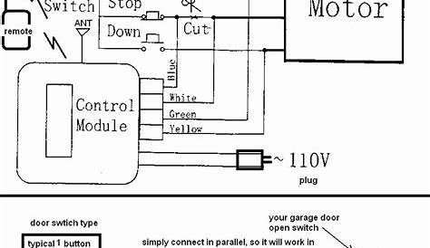 craftsman garage door opener circuit board schematic