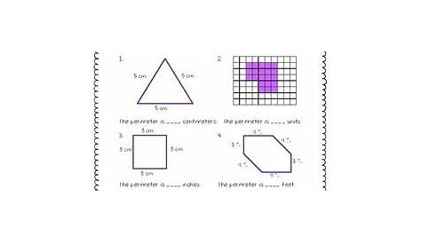 My Math - 3rd Grade - Chapter 13 - Perimeter and Area Worksheets