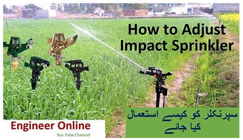 Impact Sprinkler|How to Adjust Impact Sprinkler in Hindi/Urdu - YouTube