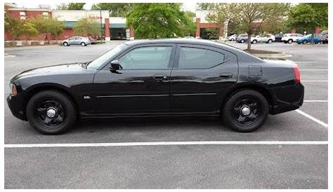 2010 Dodge Charger SXT- Black Metallic with Police Wheels