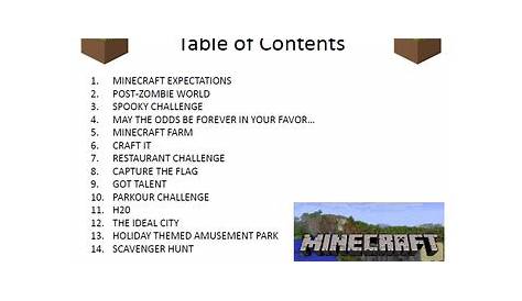 Minecraft Challenges - 14 Fun and Exciting Challenges | TpT