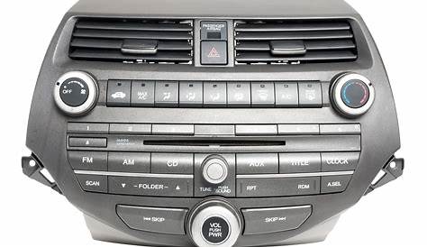 Honda 2008-11 Accord Radio AMFM mp3 CD w Temp Control & Vents 39100-TA0