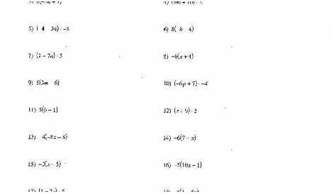 7th Grade Math Properties Worksheet