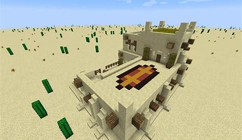 Schematic: Desert Medium House, 3 Dwellings Minecraft Map