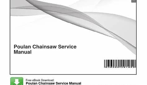 poulan 952802061 chainsaw user manual