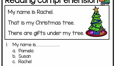 3rd Grade Christmas Reading Comprehension Worksheets