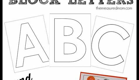 printable alphabet block letters