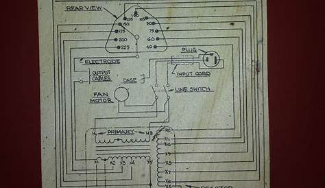 gas arc welder wiring diagram