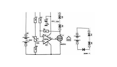 Solar Cell Power Supply System Circuit Diagram