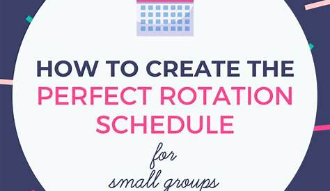 small group rotation chart