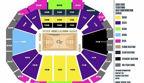 Ga Tech Football Seating Chart