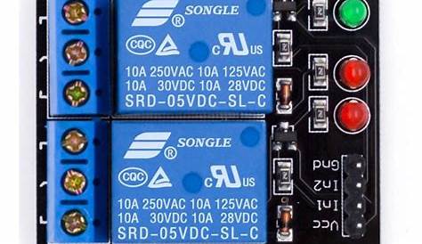Buy 5V 2 Channel Relay Module Online at Robu.in