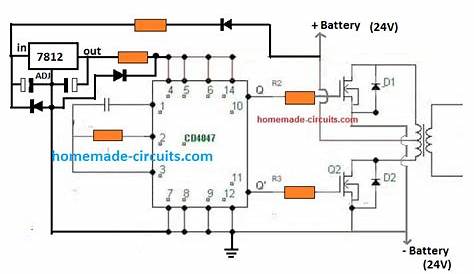 inverter charger circuit diagram