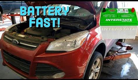 2013-2016 Ford Escape Battery Replacement FAST! - YouTube