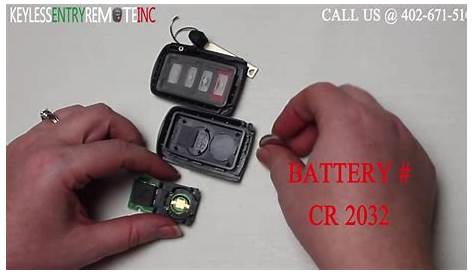 How To Replace A 2007 - 2014 Toyota Camry Key Fob Remote Battery - YouTube