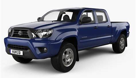 Toyota Tacoma Double Cab Long bed 2015 3D model - Vehicles on Hum3D