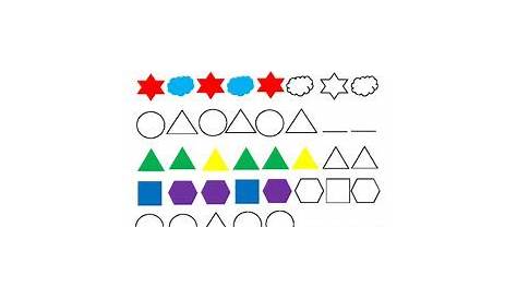 Growing Patterns Worksheets For Kindergarten - Math Worksheets By Topic