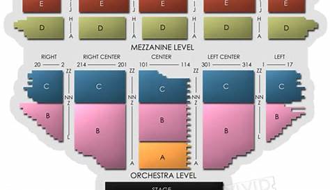 hollywood pantages theatre seating chart