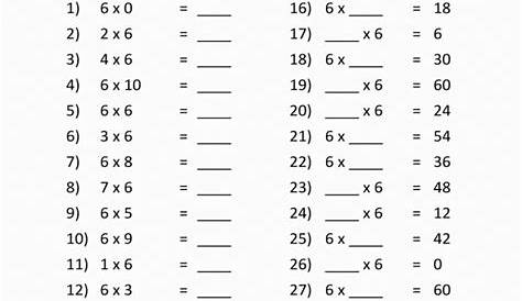 math worksheet for 3rd graders