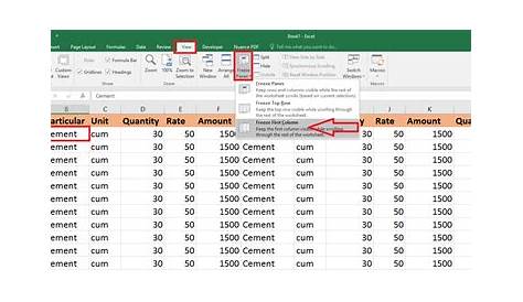 unfreeze the worksheet rows and columns