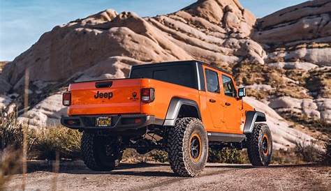 Orange Gladiator Jeep | Modren Ledge Offroad | WELD Wheels