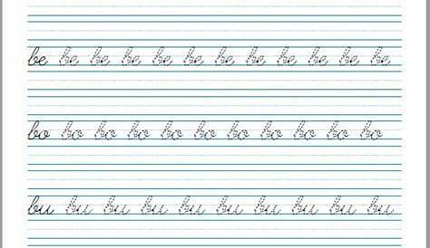 50+ Cursive Writing Worksheets ⭐ Alphabet Letters, Sentences, Advanced