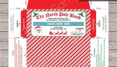 printable money envelope template christmas
